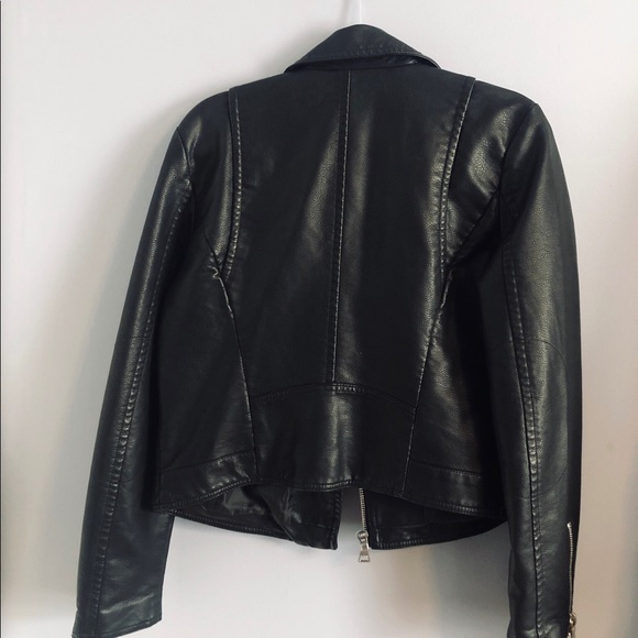 *SOLD* EXPRESS Moto Jacket with zippers - Picture 2 of 6